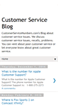 Mobile Screenshot of customerservicenumbersblog.com